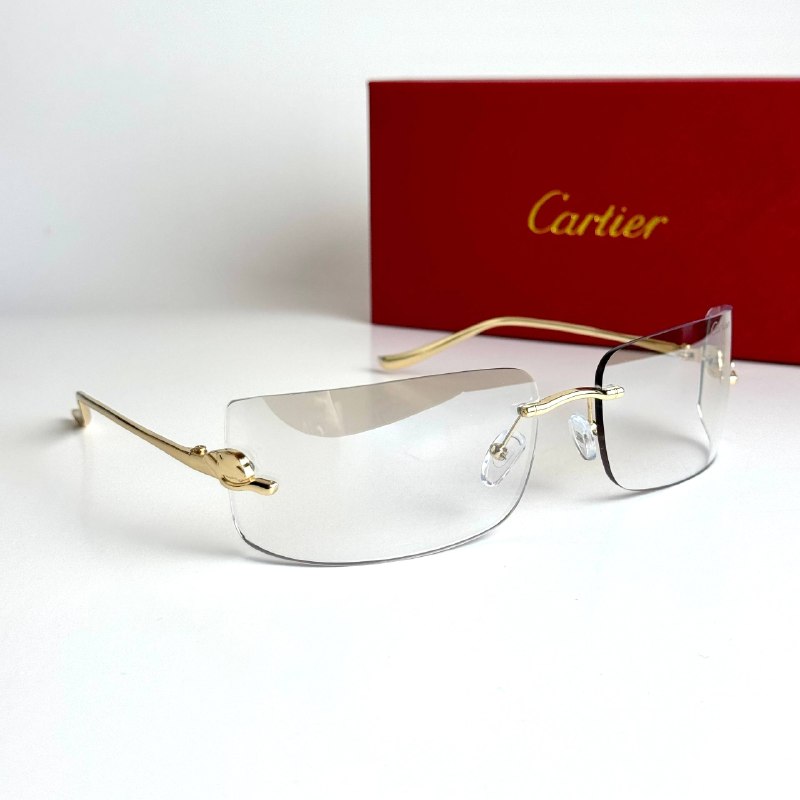 Cartier Rimless CT0436S – Gold Nude