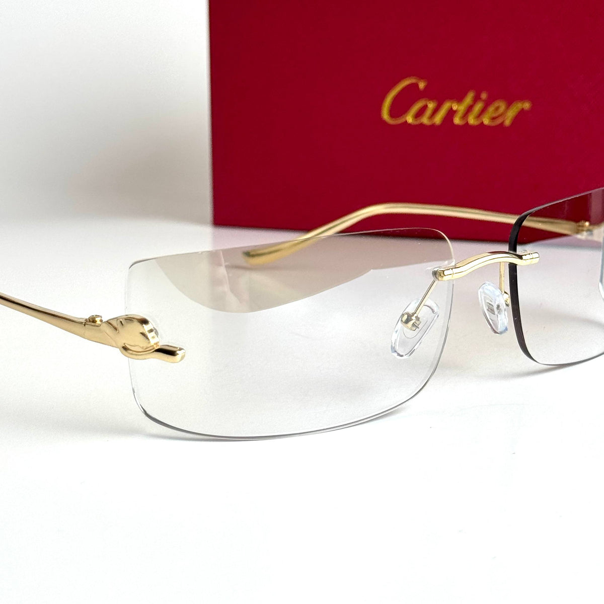 Cartier Rimless CT0436S – Gold Nude