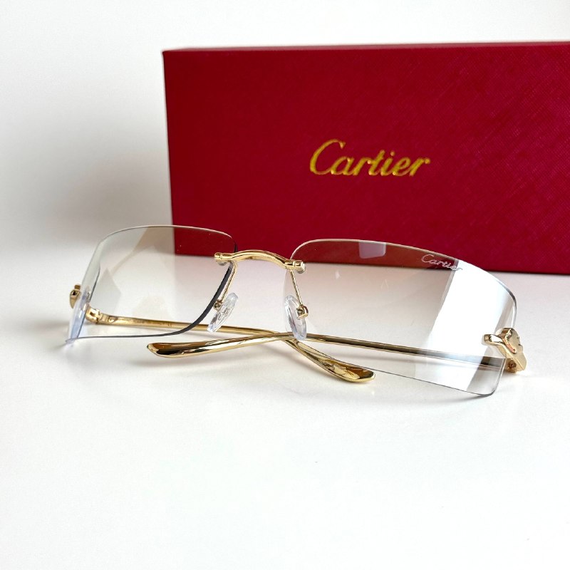 Cartier Rimless CT0436S – Gold Nude