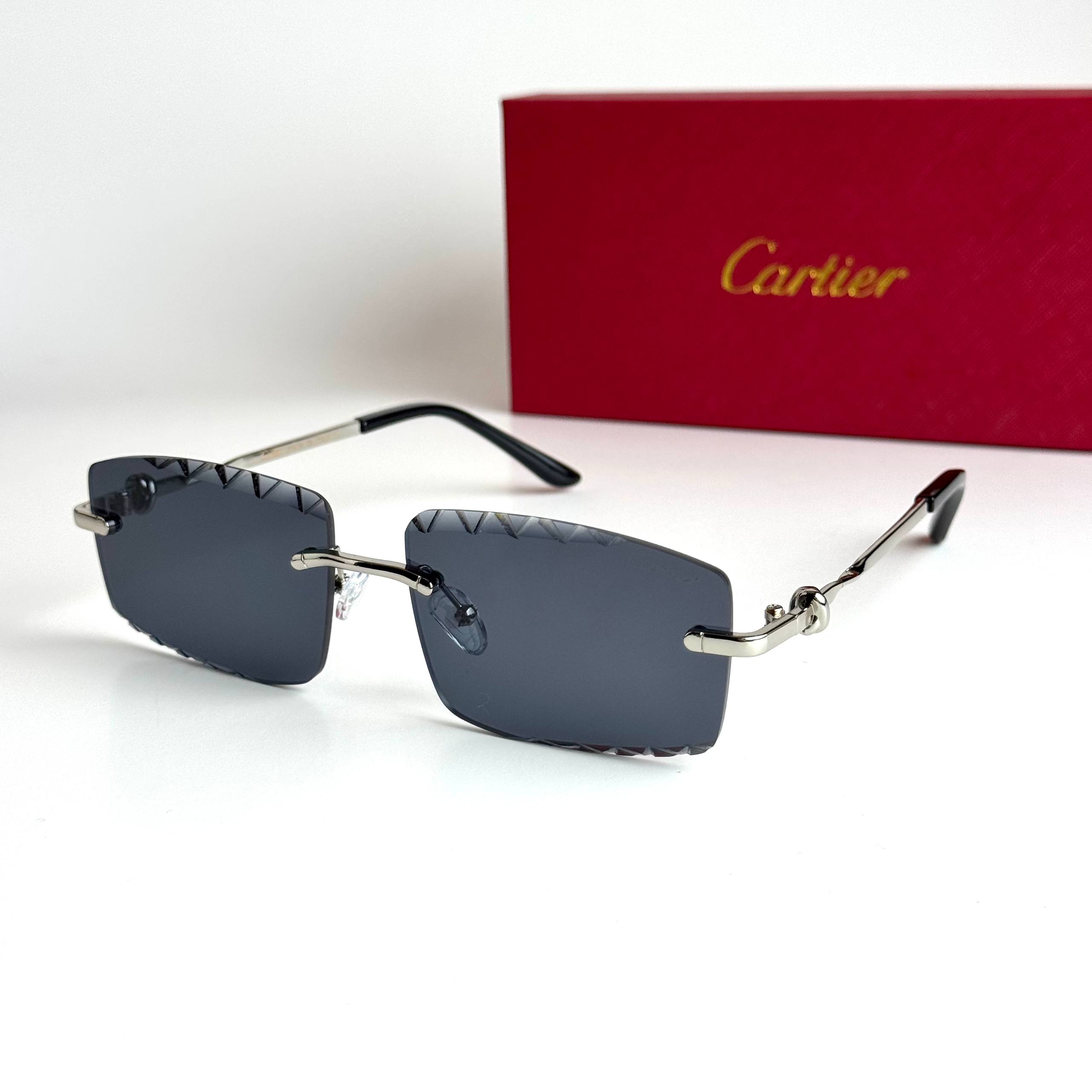 Cartier Rimless CT0425S – Silver Black