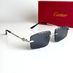 Cartier Rimless CT0425S – Silver Black