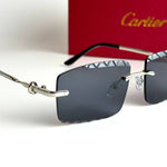 Cartier Rimless CT0425S – Silver Black