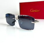 Cartier Rimless CT0425S – Silver Black