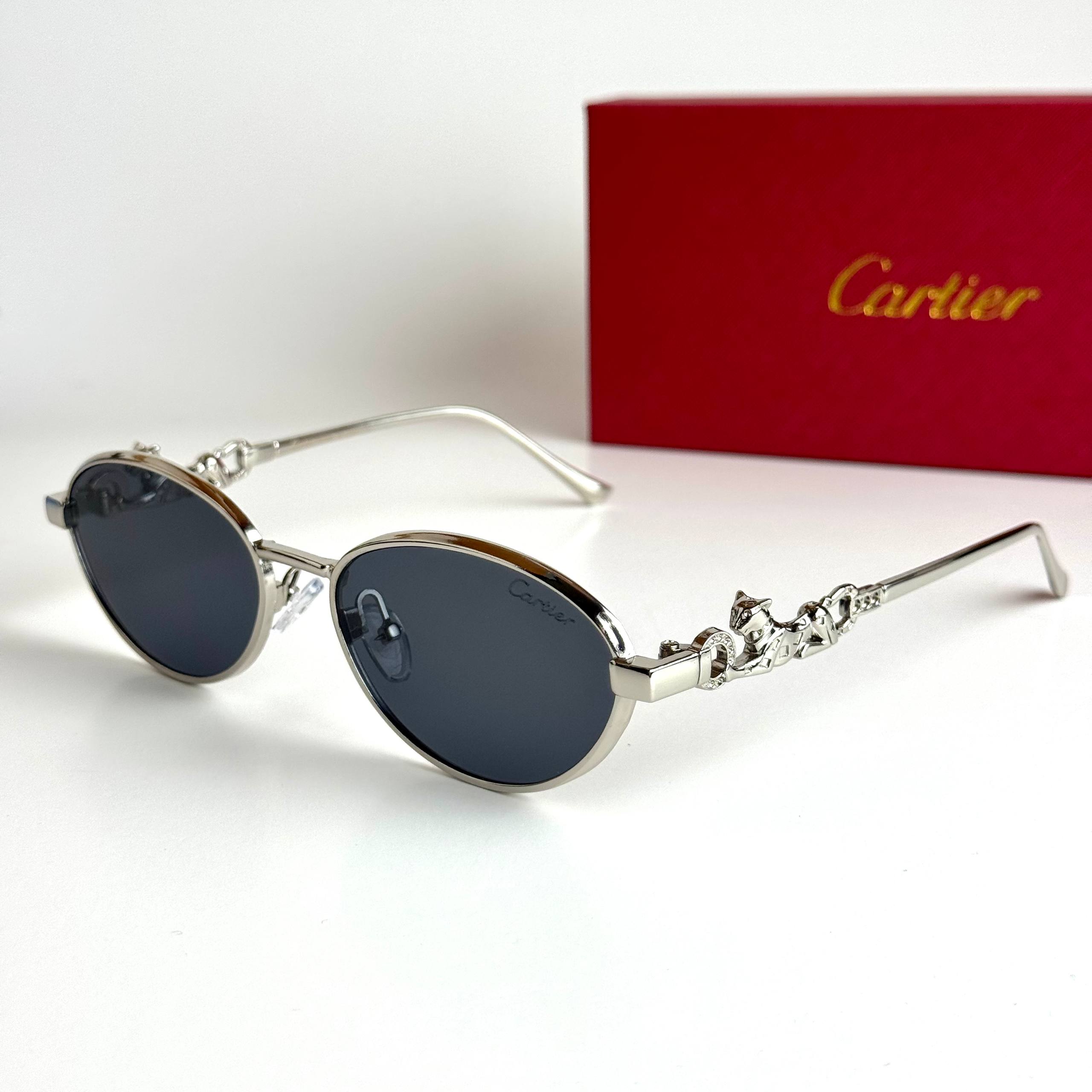 Cartier Oval CT0418S – Silver Black