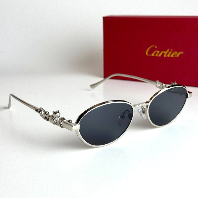 Cartier Oval CT0418S – Silver Black