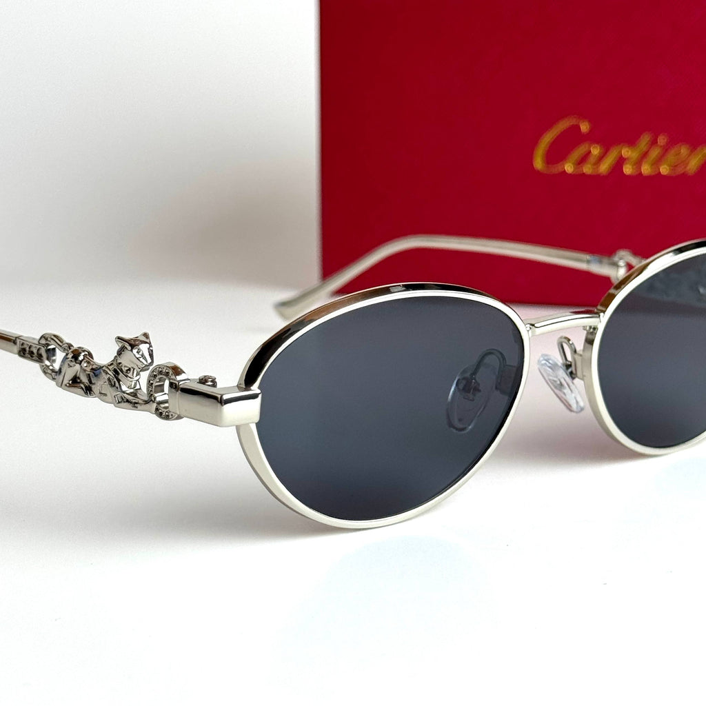 Cartier Oval CT0418S – Silver Black