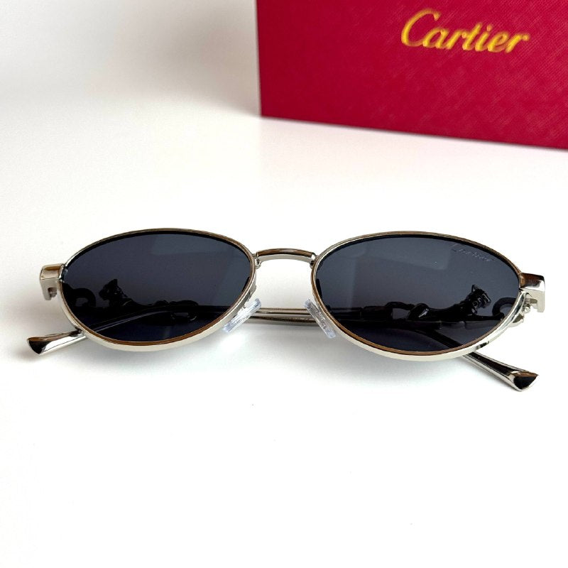Cartier Oval CT0418S – Silver Black