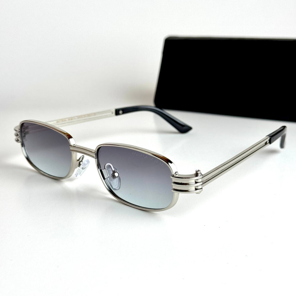 Bottega Veneta BV1284S – Silver Grey Gradient