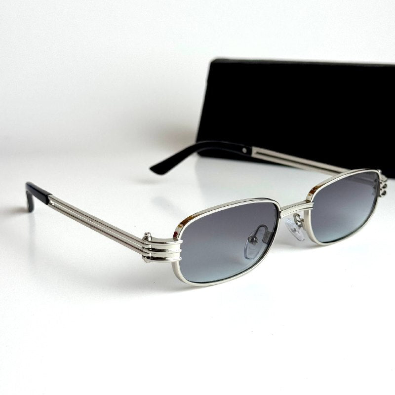Bottega Veneta BV1284S – Silver Grey Gradient