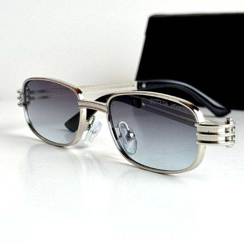 Bottega Veneta BV1284S – Silver Grey Gradient