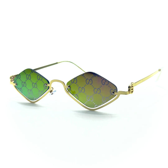 Gucci GG0809S – Gold Green Mirror