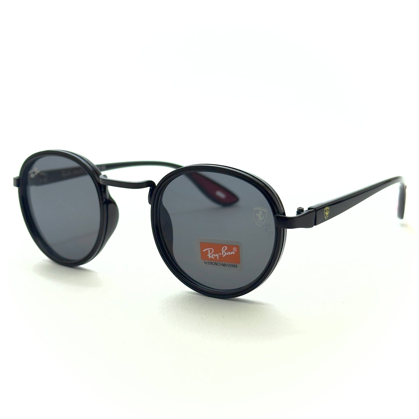 Ray-Ban Ferrari Round – Full Black