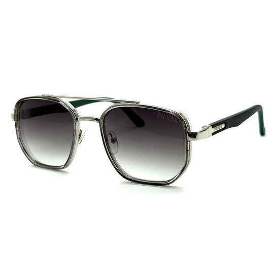 Prada Linea Rossa PS52YS – Silver / Black / Grey Gradient