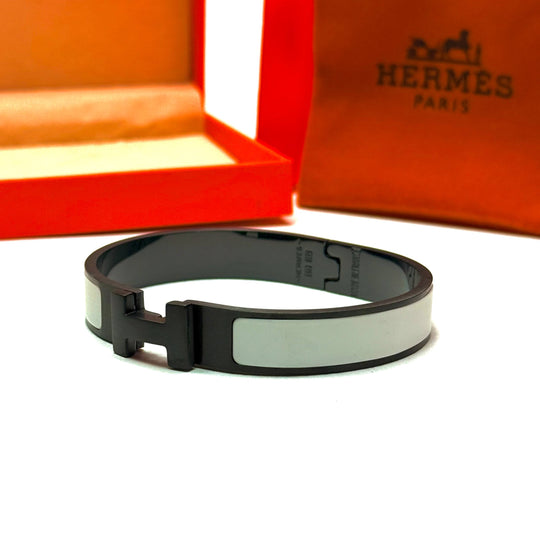 Hermes Clic H — White Black