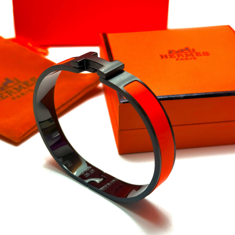 Hermès Clic H — Black Red