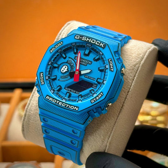 G-Shock Skeleton Watch - Electric Blue (Unisex)