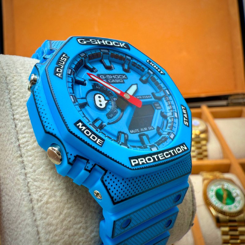 G-Shock Skeleton Watch - Electric Blue (Unisex)