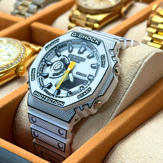 G-Shock Skeleton Watch - White