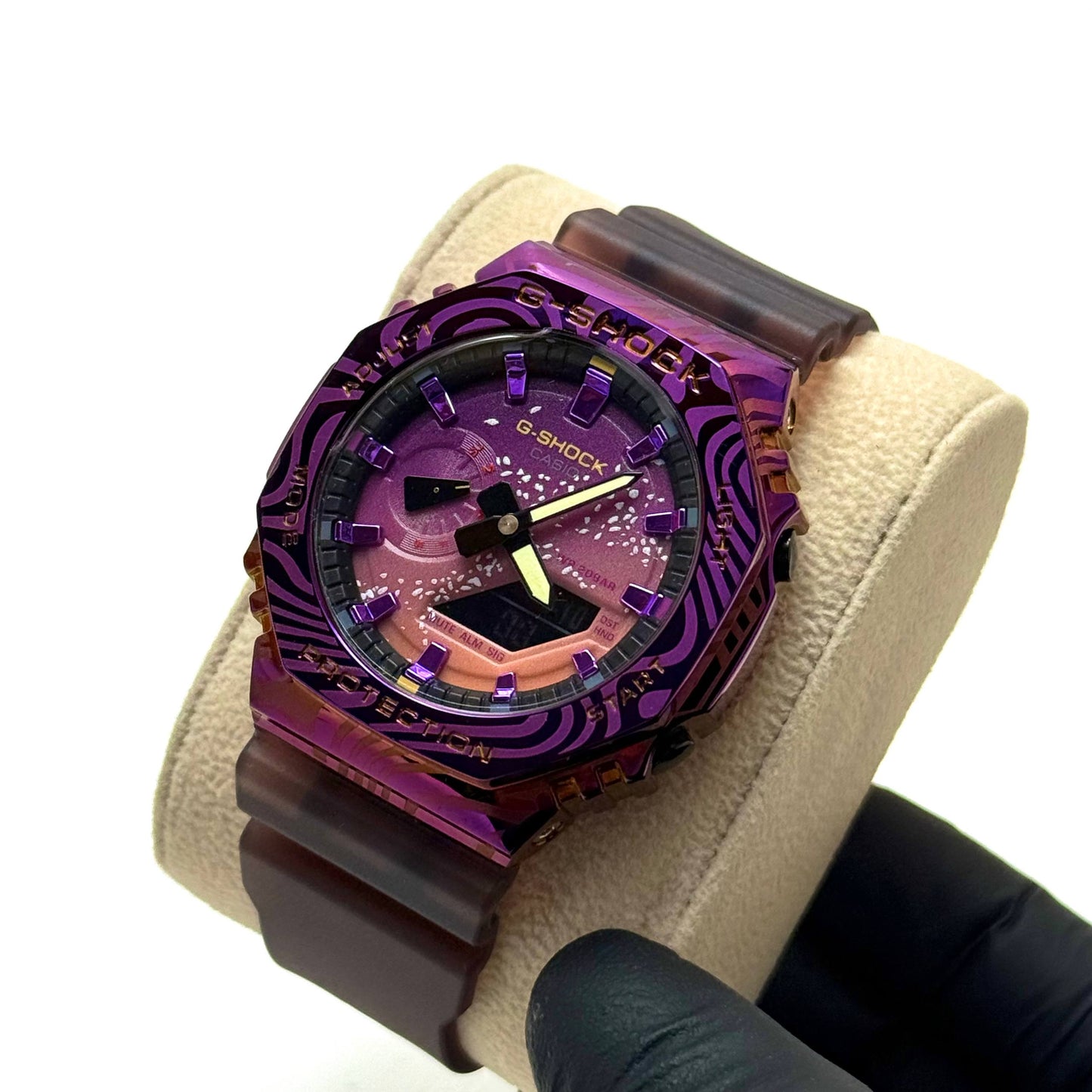 G-Shock Skeleton Watch - Purple Amethyst