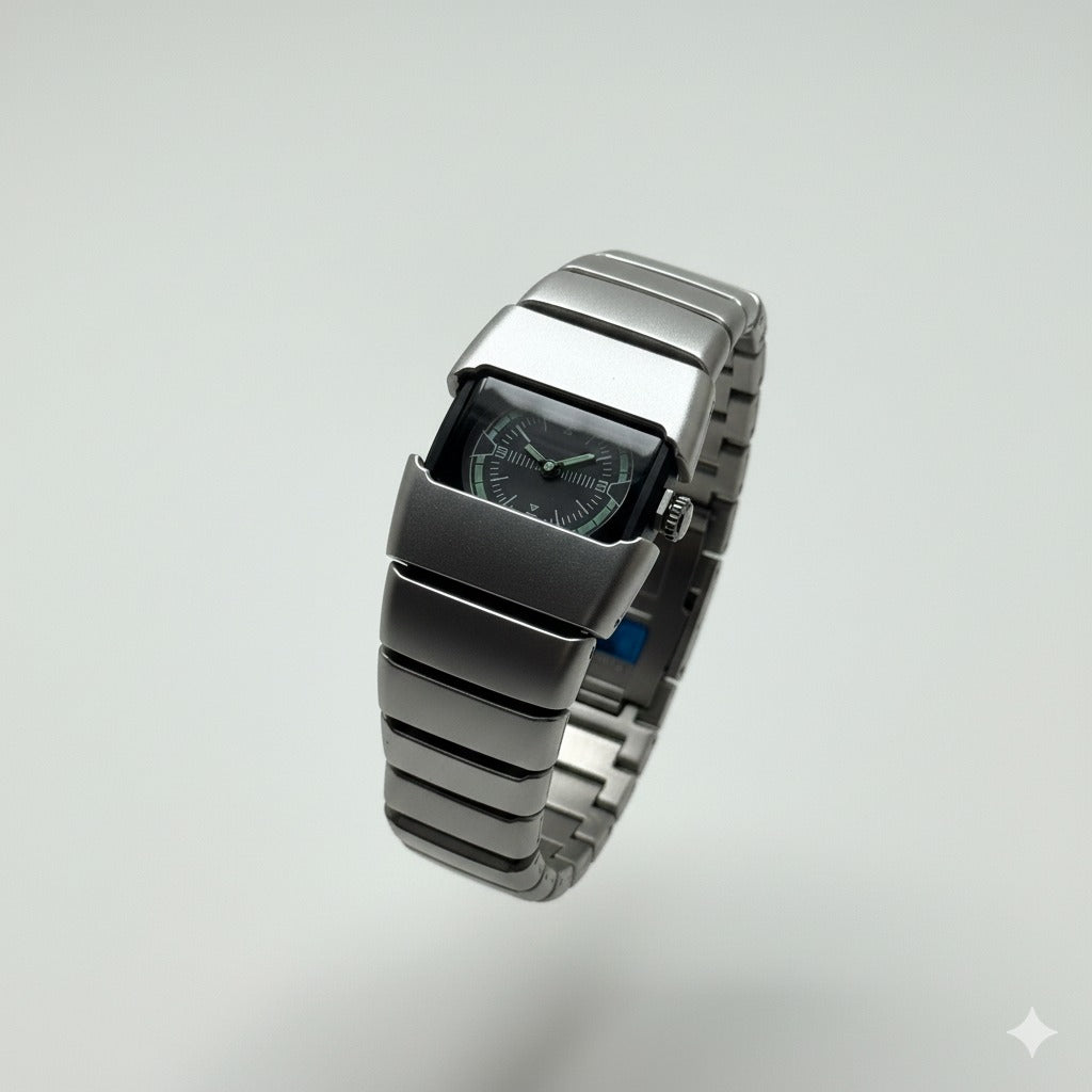 Alien Chrono Watch - Silver Black