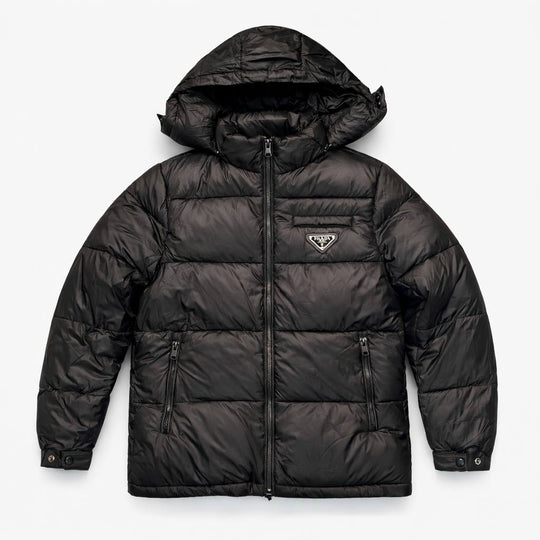 Prada Puffer Jacket – Black