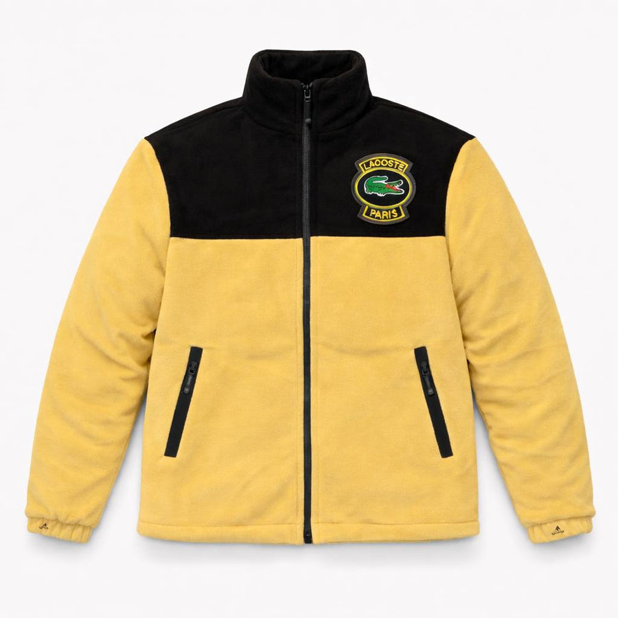 Lacoste Double-Face Reversible Jacket – Yellow / Beige