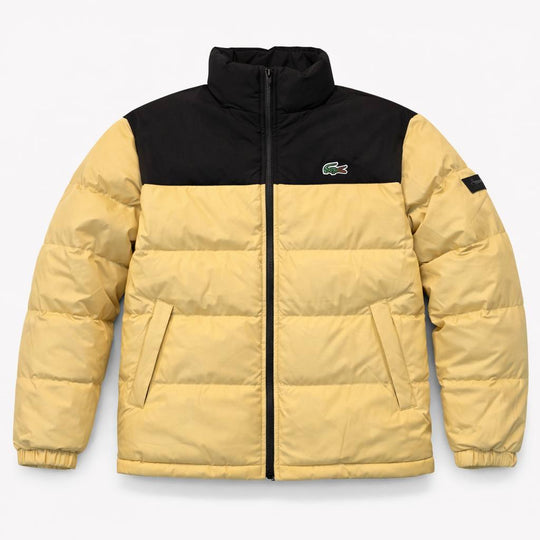 Lacoste Double-Face Reversible Jacket – Yellow / Beige
