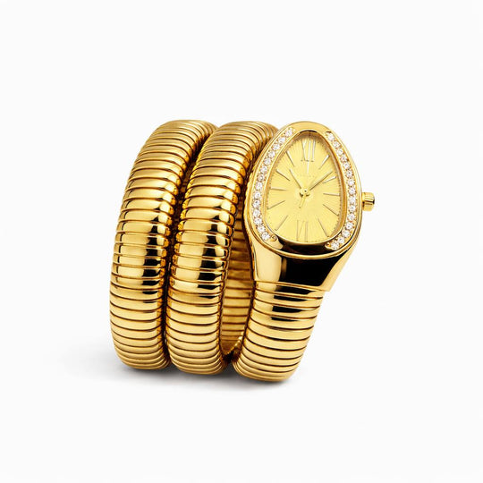 BVLGARI Serpenti Tubogas Watch - Full Gold