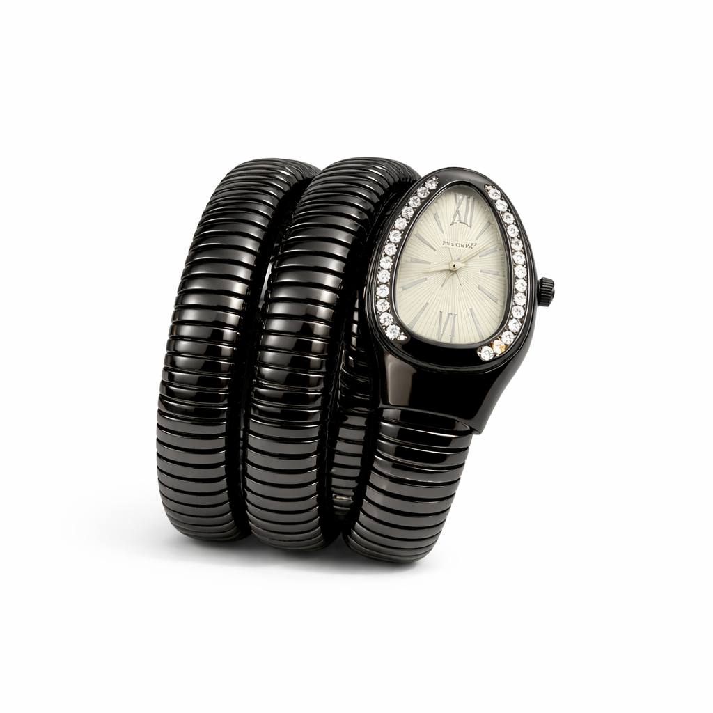 Bvlgari Serpenti Tubogas - Silver Black