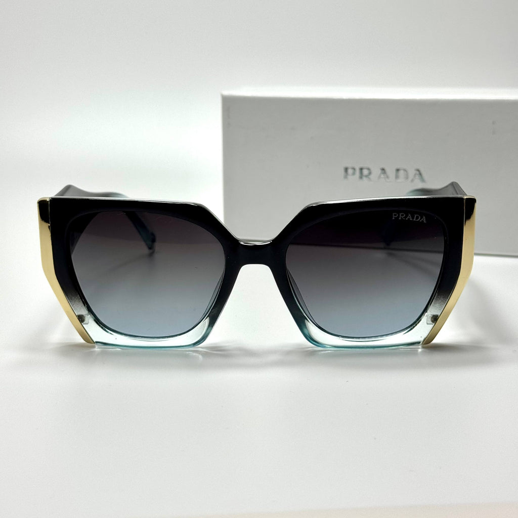Prada Oversized – Black Crystal Grey