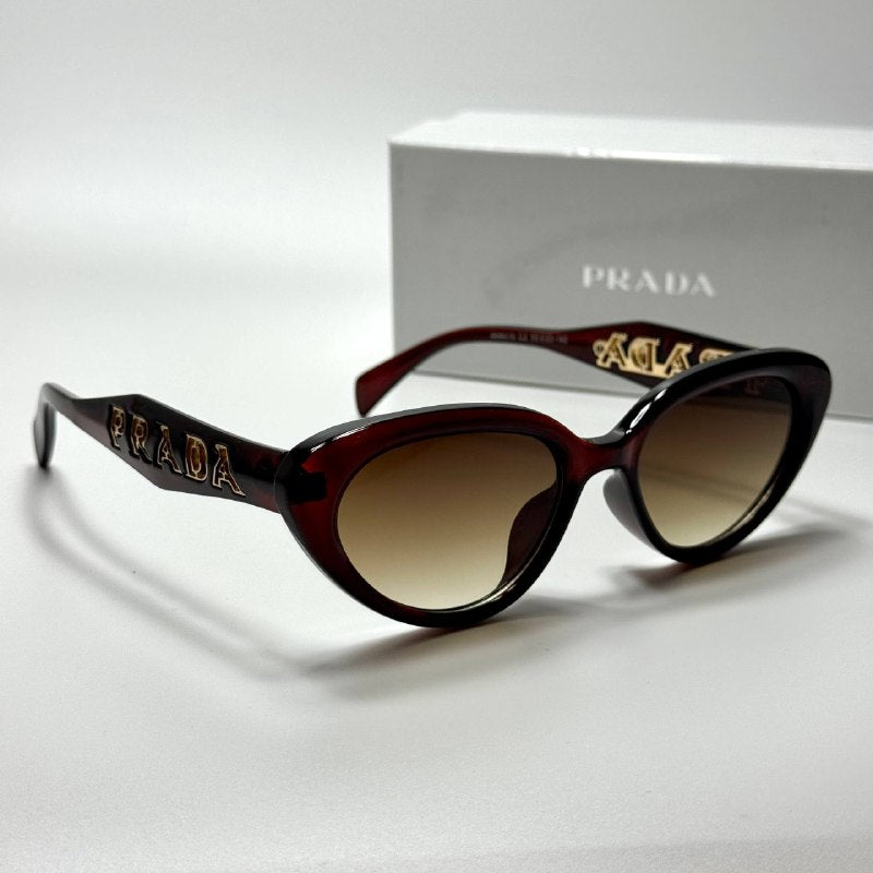 Prada Cat-Eye PR18WS – Burgundy Brown