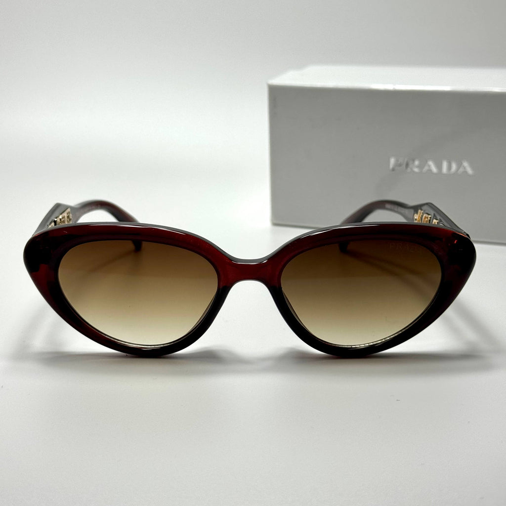Prada Cat-Eye PR18WS – Burgundy Brown