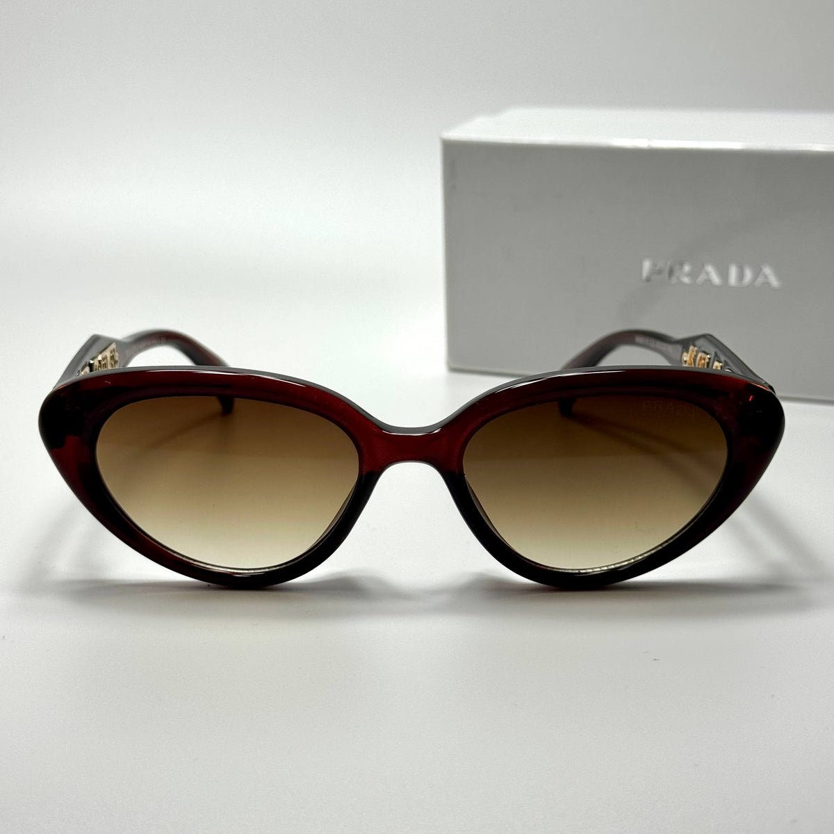 Prada Cat-Eye PR18WS – Burgundy Brown