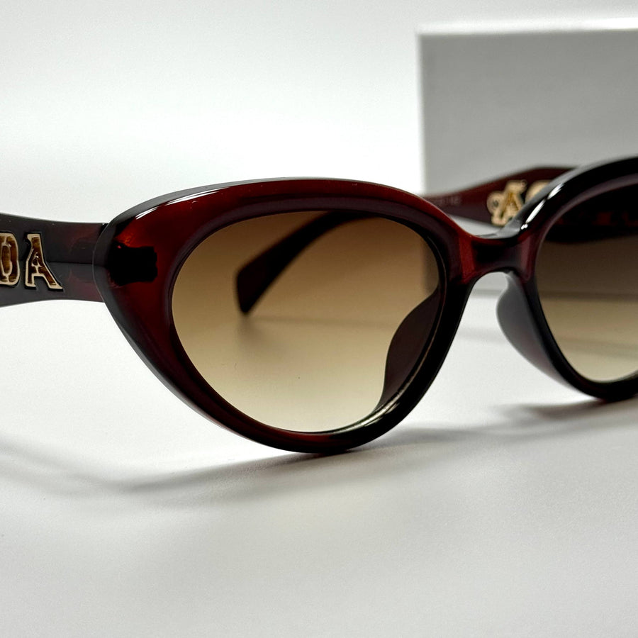 Prada Cat-Eye PR18WS – Burgundy Brown