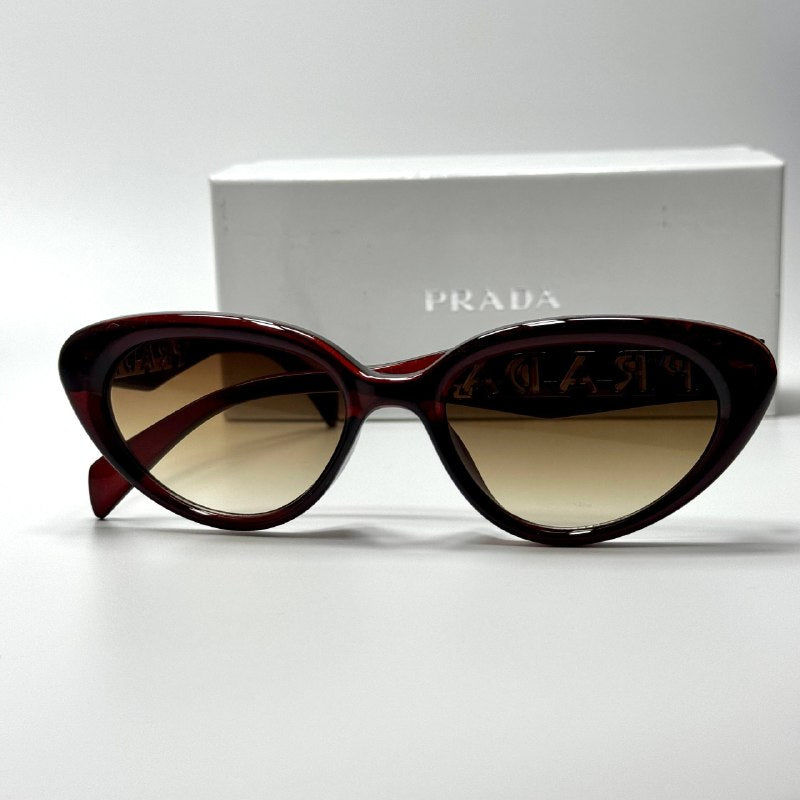 Prada Cat-Eye PR18WS – Burgundy Brown