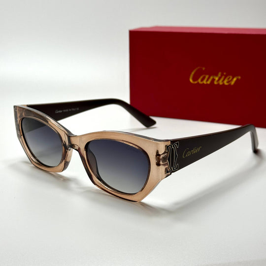 Cartier Cat-Eye CT0425S – Crystal Brown