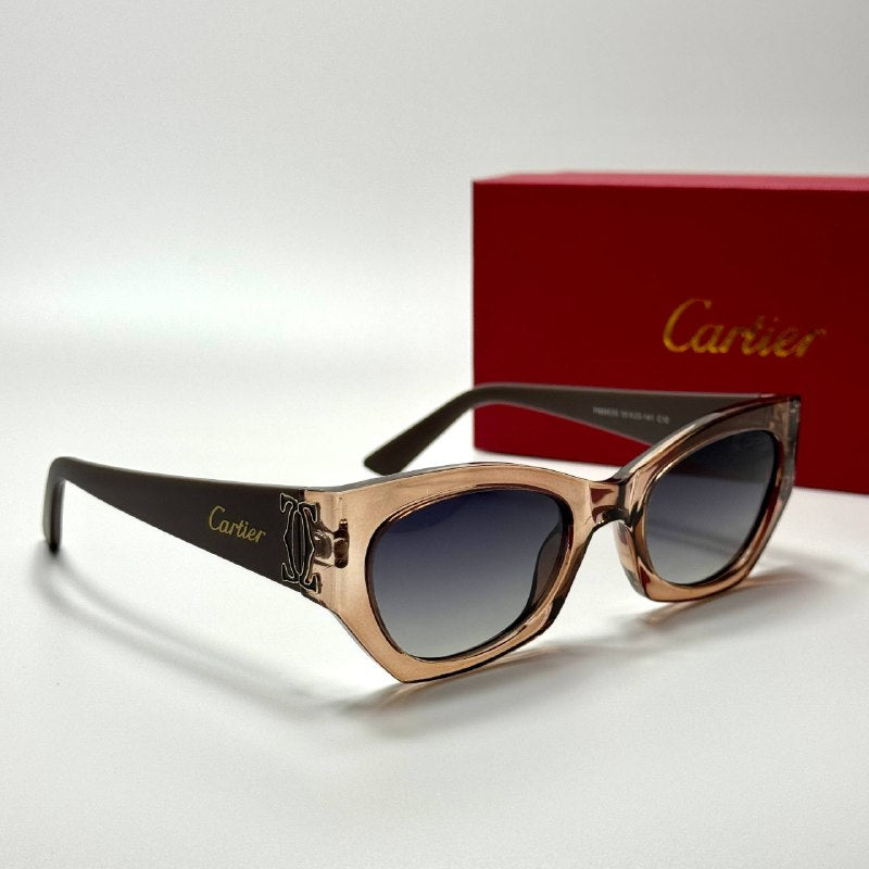 Cartier Cat-Eye CT0425S – Crystal Brown