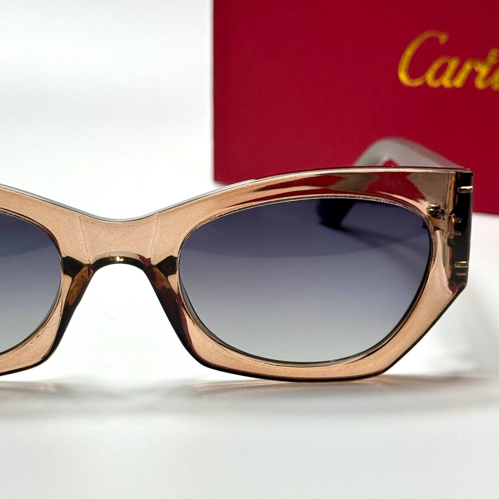 Cartier Cat-Eye CT0425S – Crystal Brown