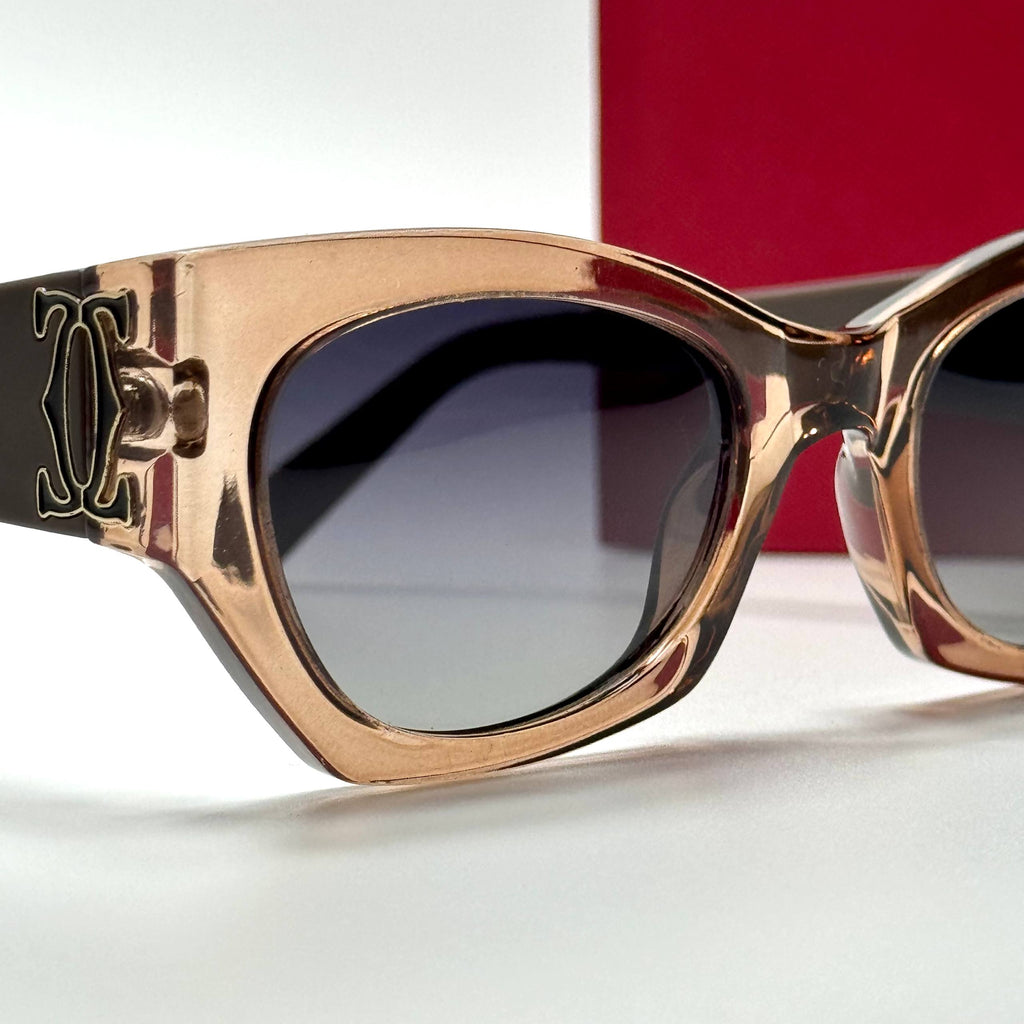 Cartier Cat-Eye CT0425S – Crystal Brown