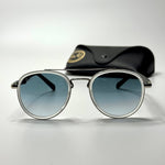 Ray-Ban Round Aviator RB3857 - White Blue