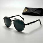 Ray-Ban Round Aviator RB3857 – Grey Black