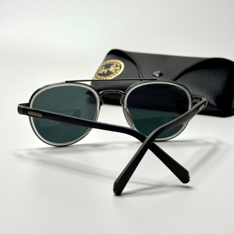Ray-Ban Round Aviator RB3857 – Grey Black
