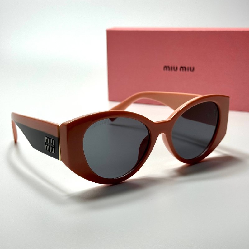 Miu Miu Oval SMU09Z – Brown Black