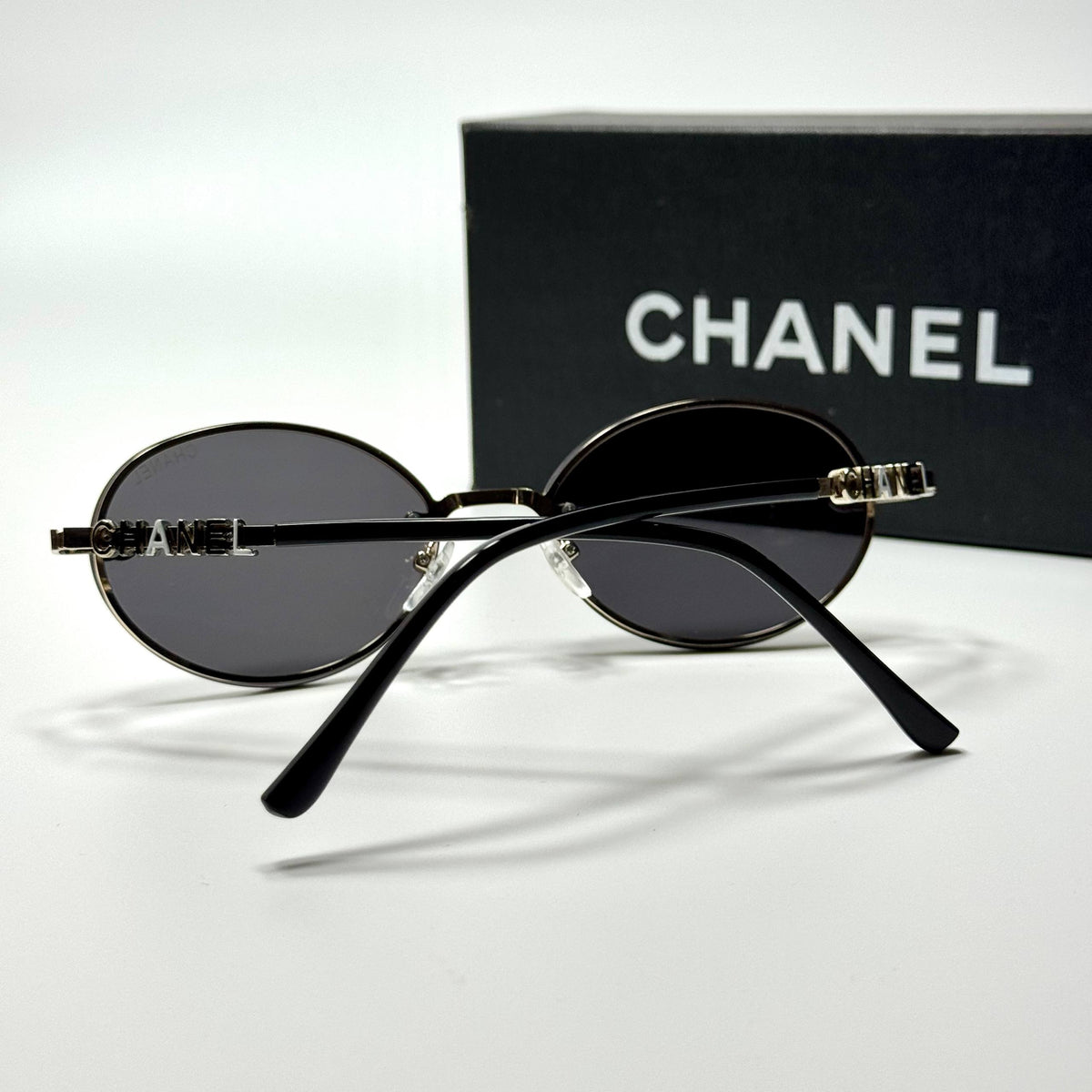 Chanel Oval CH6082 – Gold Black