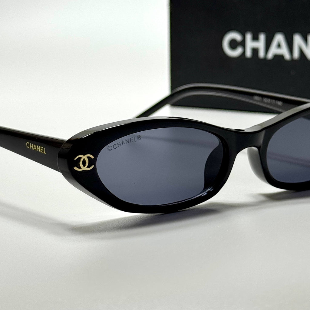 Chanel Oval CH6127 – Black Grey