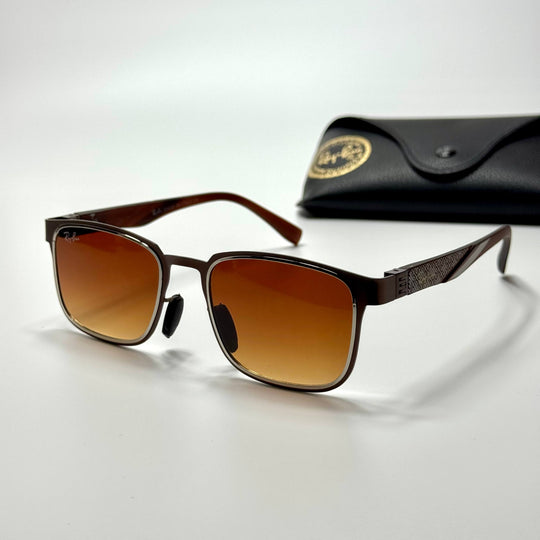 Ray-Ban Rectangle RB3738 – Brown Amber