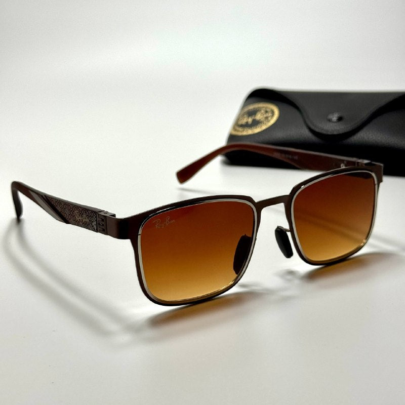 Ray-Ban Rectangle RB3738 – Brown Amber