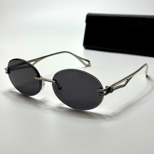 Maybach Rimless Oval – Silver Black