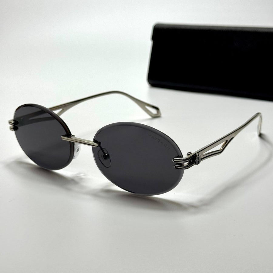 Maybach Rimless Oval – Silver Black