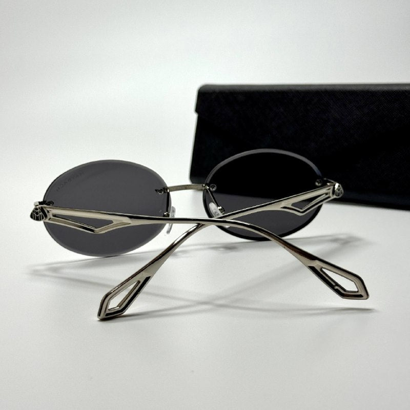 Maybach Rimless Oval – Silver Black